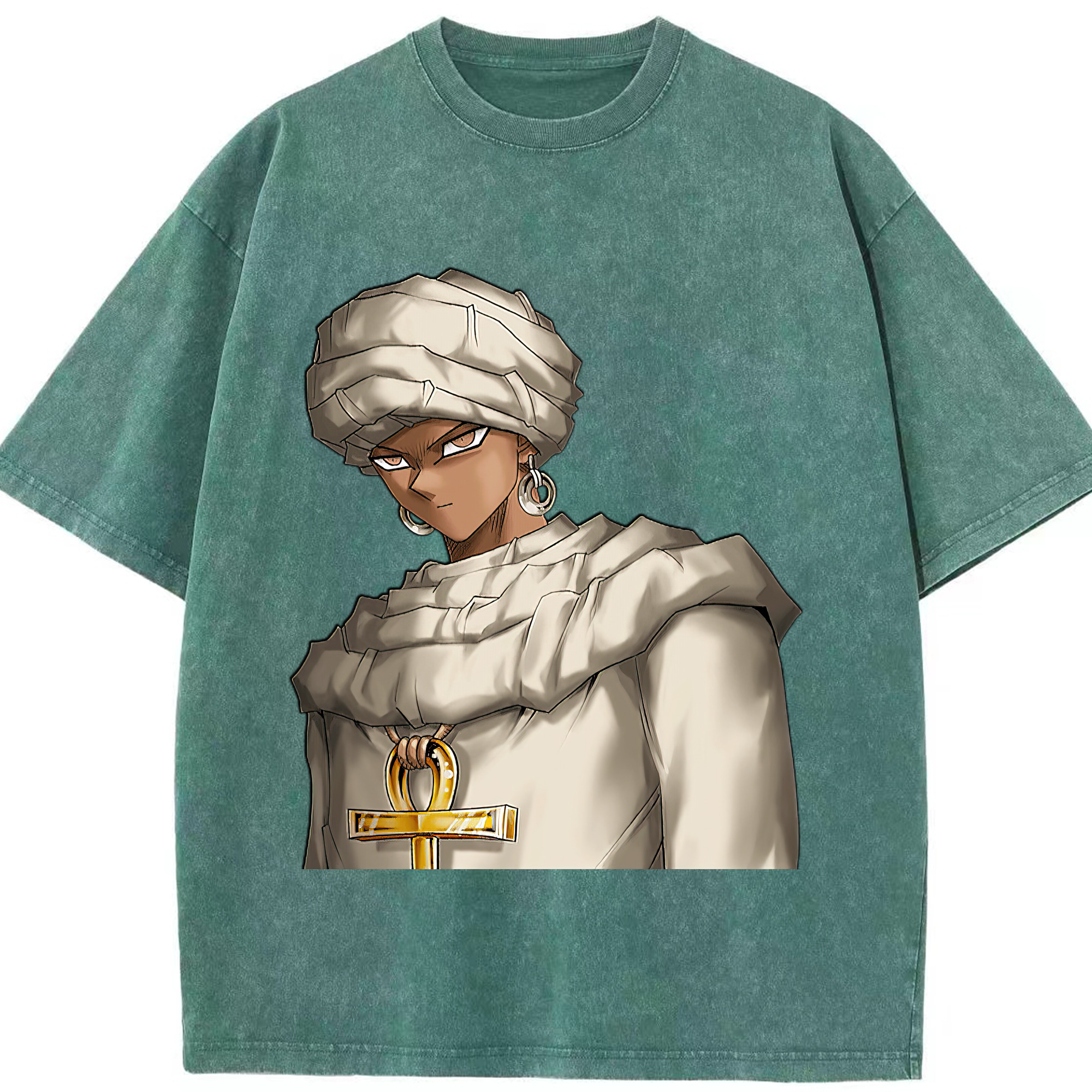 （画像用） 遊☆戯☆王 Yu-Gi-Oh! 綿100% ヴィンテージ風 半袖Tシャツ（フロントプリント）